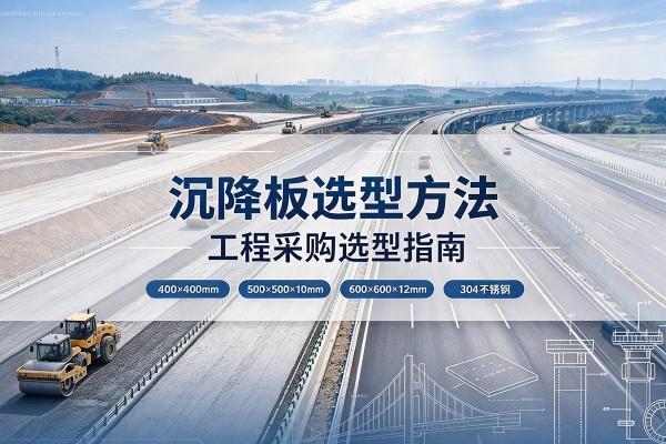 市北沉降板选择方法