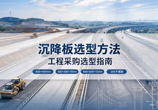市北沉降板选择方法
